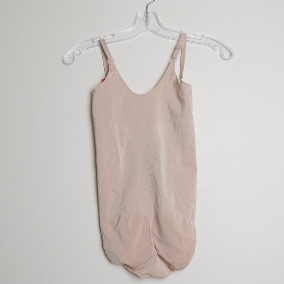 Spanx Open-Bust Brief Bodysuit Soft Nude Small - Picture 4 of 16